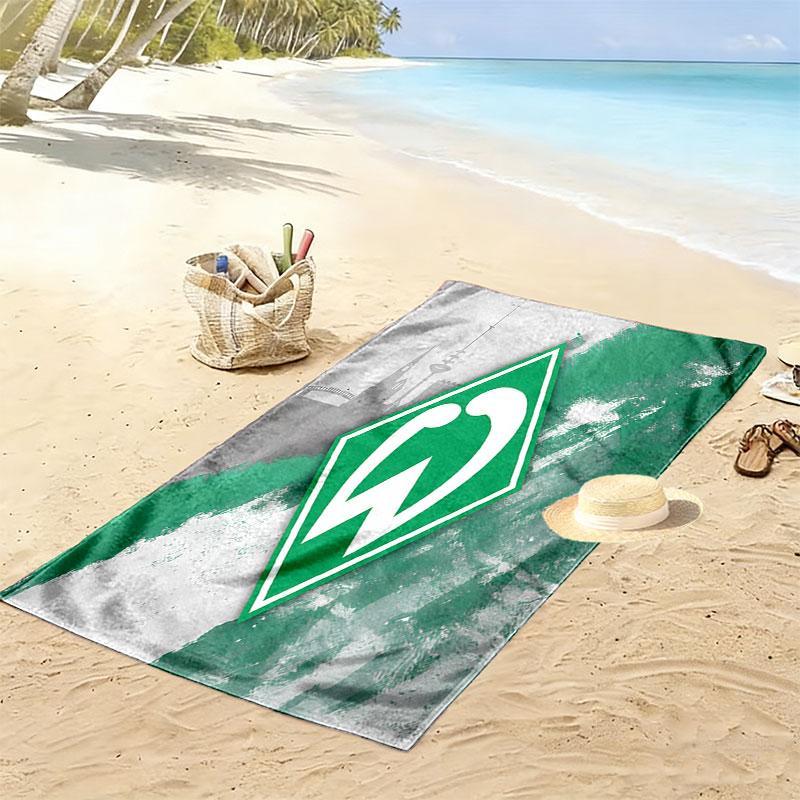 SV Werder Bremen2 Print Strandtuch, Großes Weiches Schnelltrocknendes Handtuch für Strand Camping Schwimmen