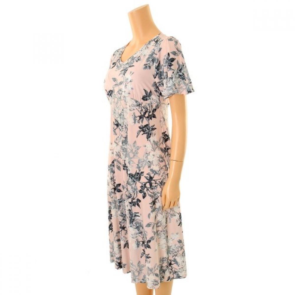 Venus Luxurious Print Orhwa Cup Dress Ogn9337