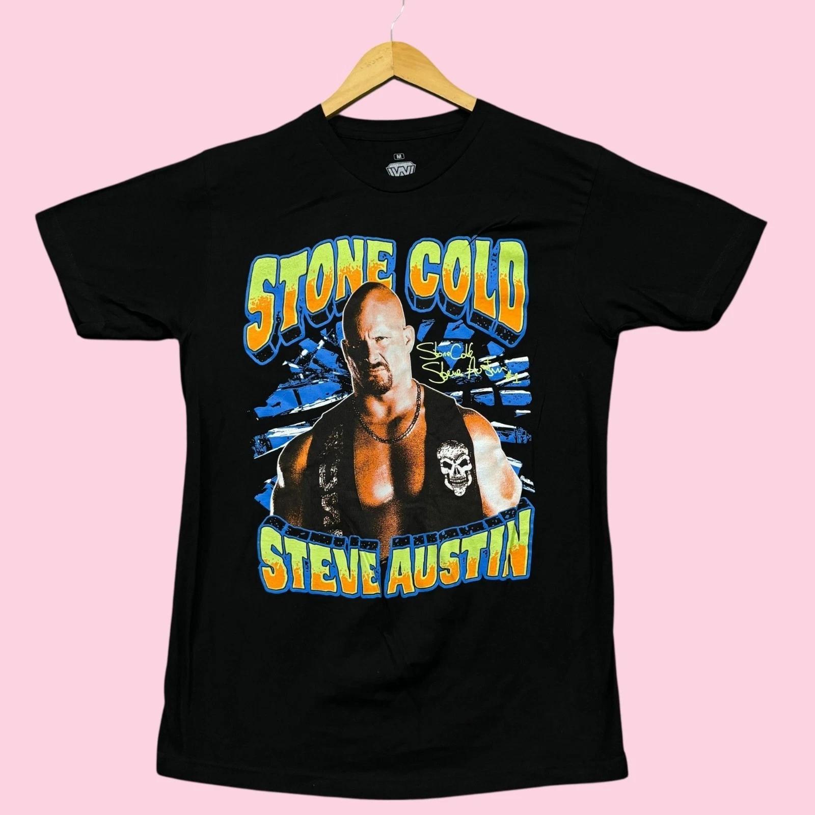 WWE Legends Stone Cold Steve Austin Expect no Mercy Tee M L