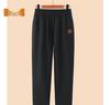 Thick Fleece-Lined Lambswool Pants for Seniors – Warm Cotton, Plus Size, Ideal for Moms and Grandmothers.