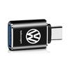 1 Stuks Auto Oplaadadapter Type-C Naar USB Converter Auto Accessoires voor Volkswagen MK6 MK5 MK4 MK7 Golf-4 5 6 7 Passat Ibiza Leon FR 2 Altea Aztec