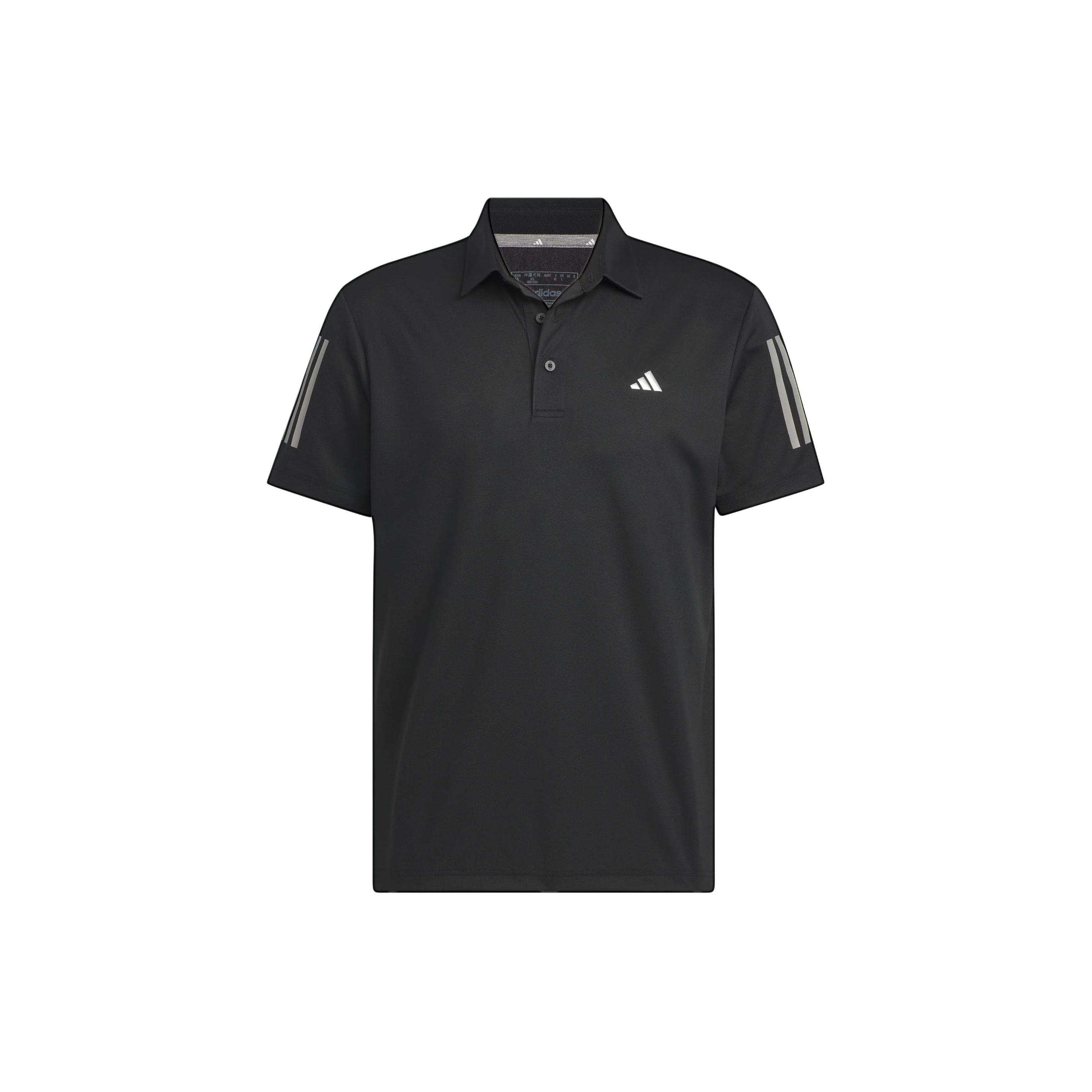 

New Adidas AEROREADY 3 Stripes Polo Shirt Polo Shirt Men s Black IN6629 L