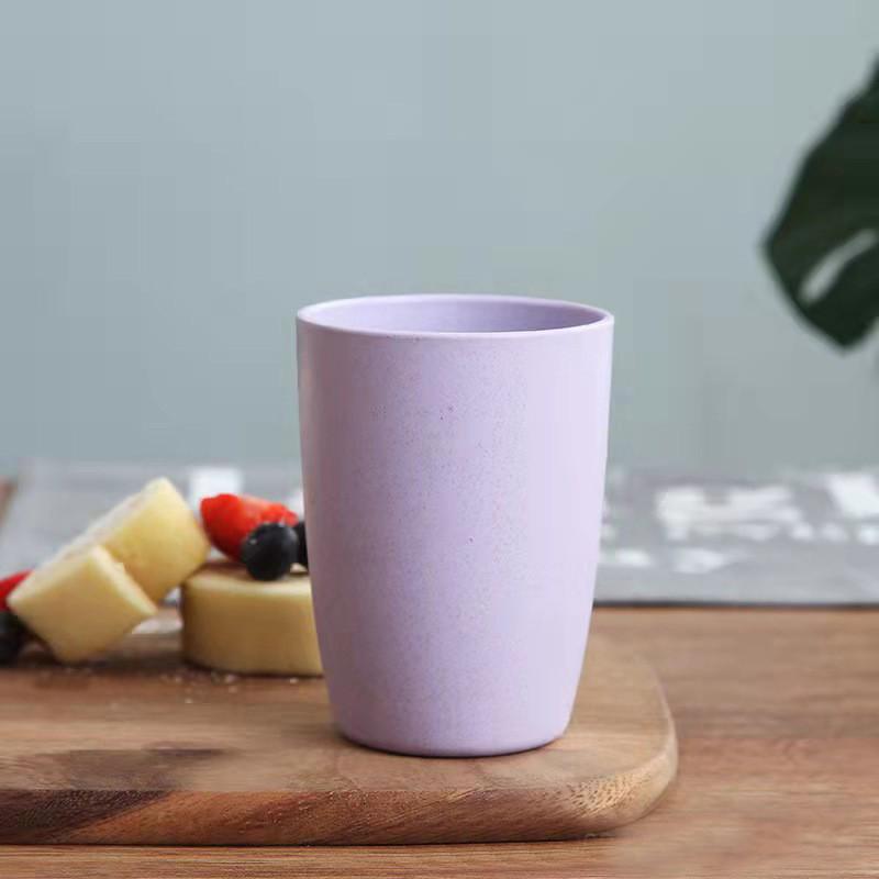 Wheat Straw Circular Mouthwash Cup With Modern Design Suitable For Gifts