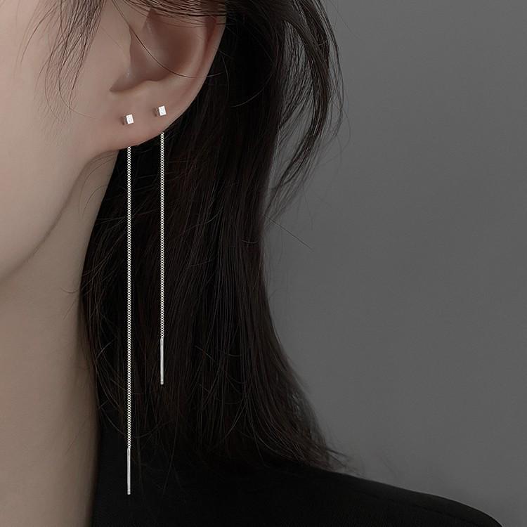 2025 Diamant Schneeflocken Ohrfaden Ohrringe: Elegante, vielseitige Damenmode
