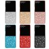 Für Samsung Galaxy Z Flip7 5G Hülle PC Glitzernde Glitzer Handy Rückseite