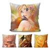1pc Kawori Miyazono Animation Your Lie In April Pillow Case Square Pillow Bedroom Sofa LeisureCarLivingRoomHome Decoration 40X40