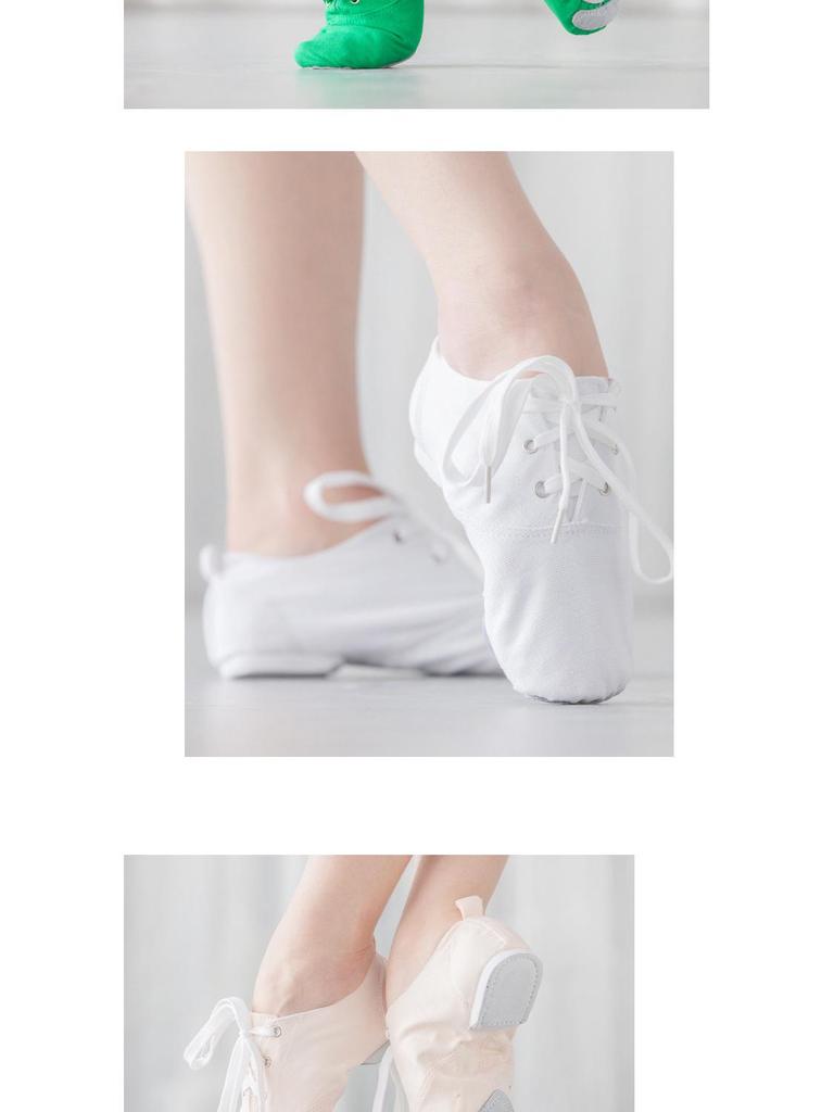 Unisex Canvas Jazz & Ballet Dance Shoes for Kids and Adults