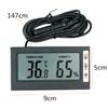 Digital Temperature Humidity Meter LCD Display Thermometer Hygrometer RH Max Min TEMP Tester with Large Screen