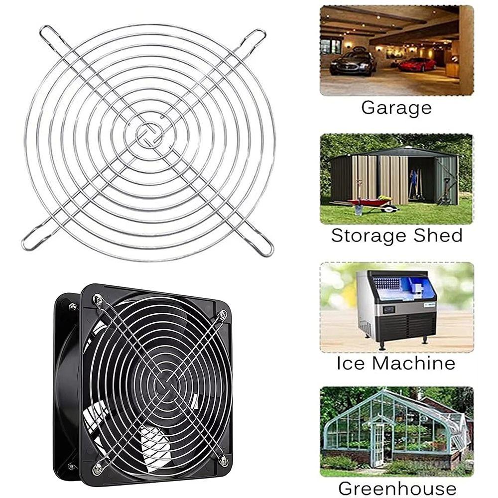 1Pcs 40-220mm Metal Protective Cooling Fan Grill Mesh Cover Fan Iron Nets Fans Grid for Computer Fan