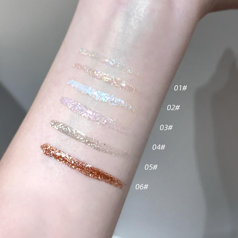 Sparkling Eyeshadow Liquid Pearlescent Fine Shimmer Delicate Highlight Brightens Eyeshadow Makeup
