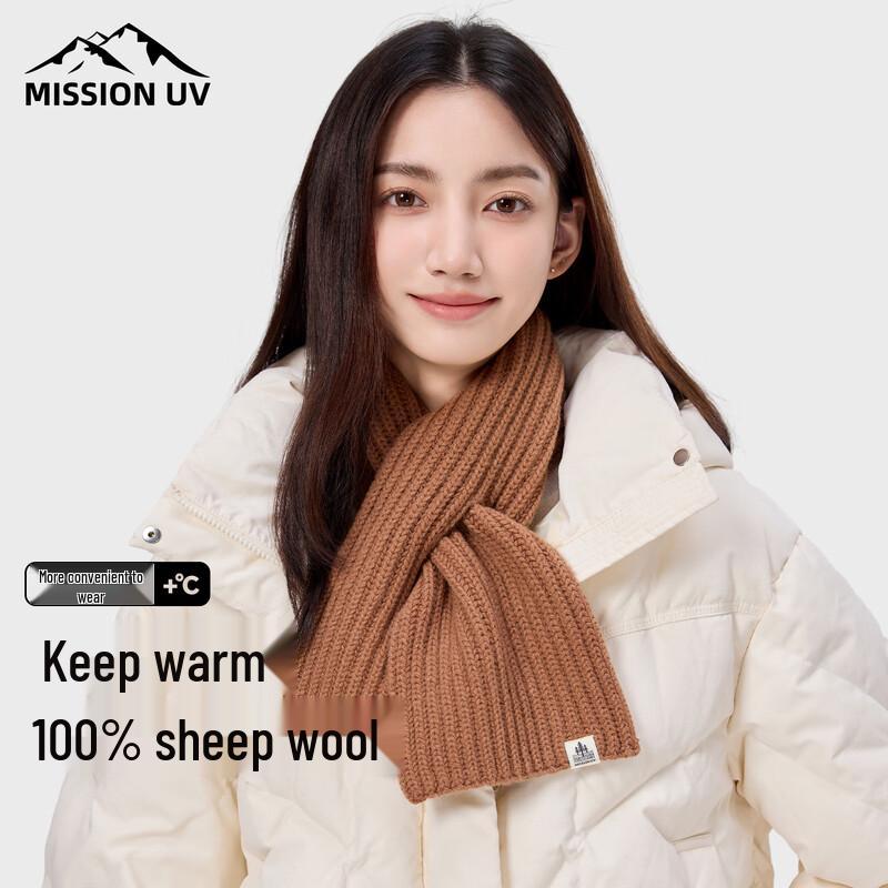 

MISSION UV Women s Pure Wool Outdoor Warm Loop Scarf