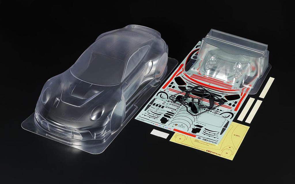 Tamiya RC Spare Parts No. 1752 SP.1752 110 Scale RC Porsche 911 GT3 R (992) Unpainted Spare Body Set 51752