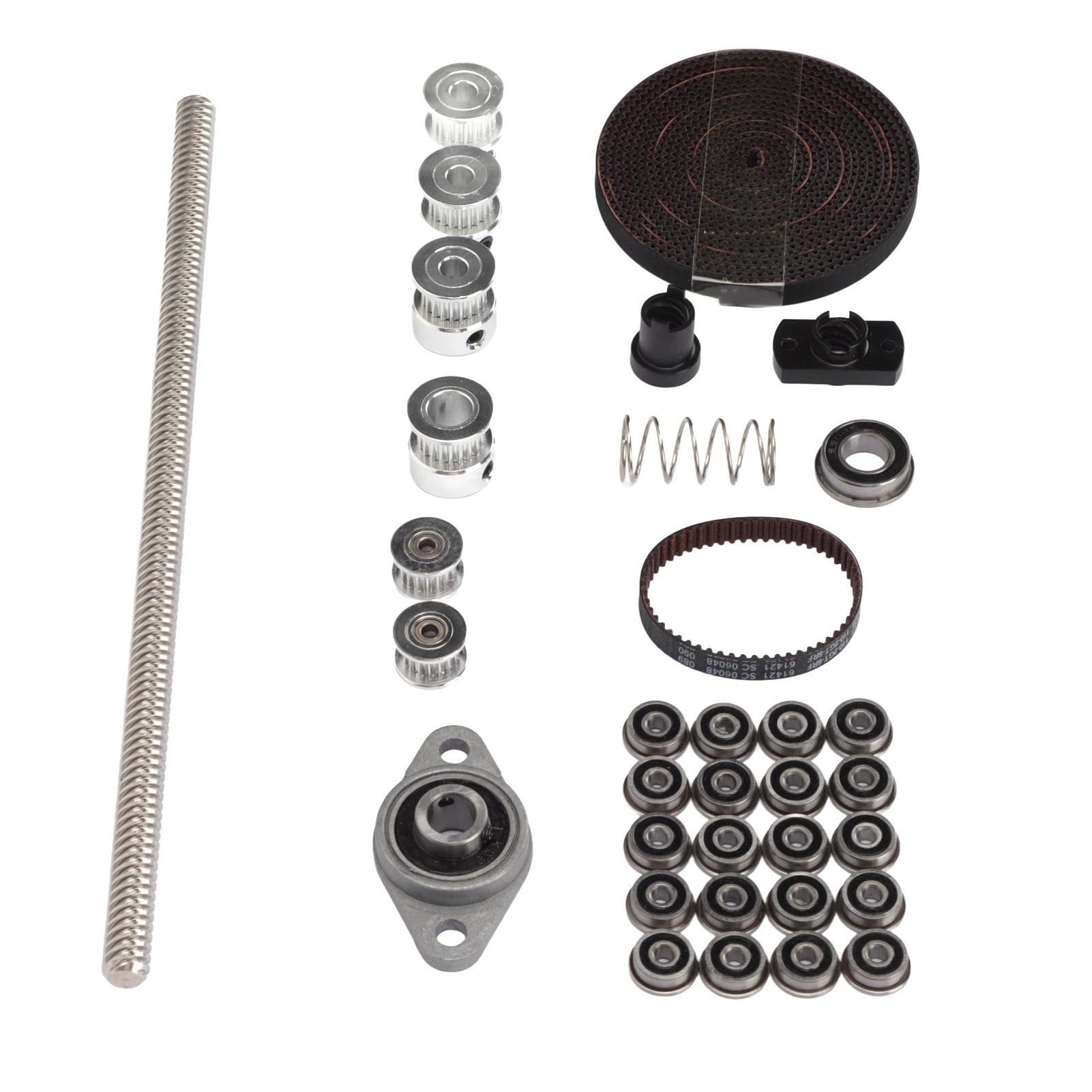 

3D Printer Belt Drive Kit 3D Printer Drive Upgrade Kit Replacement Accessories for Voron V0 GT2