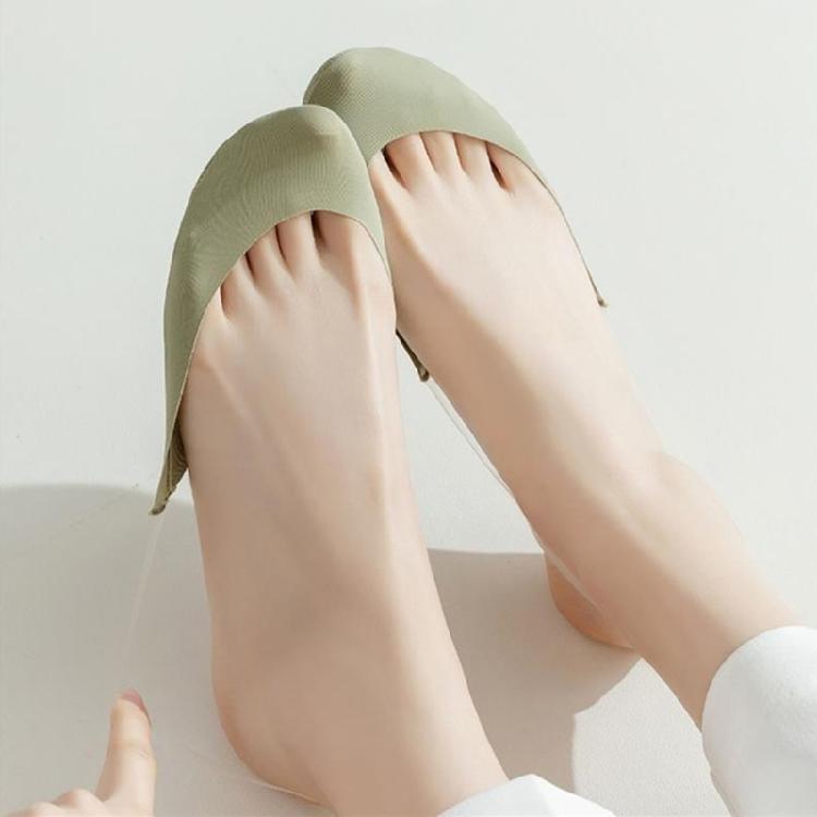 No Show Half Socks Invisible Low Cut Liner Socks with Slings Back Toe Toppers Liner Socks for Women Invisible Boat Socks
