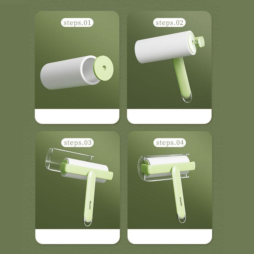 Dust  Remover Pet Hair Remover Reusable Clothes  Lint Roller Clothes Hair Sticky Roller  Household