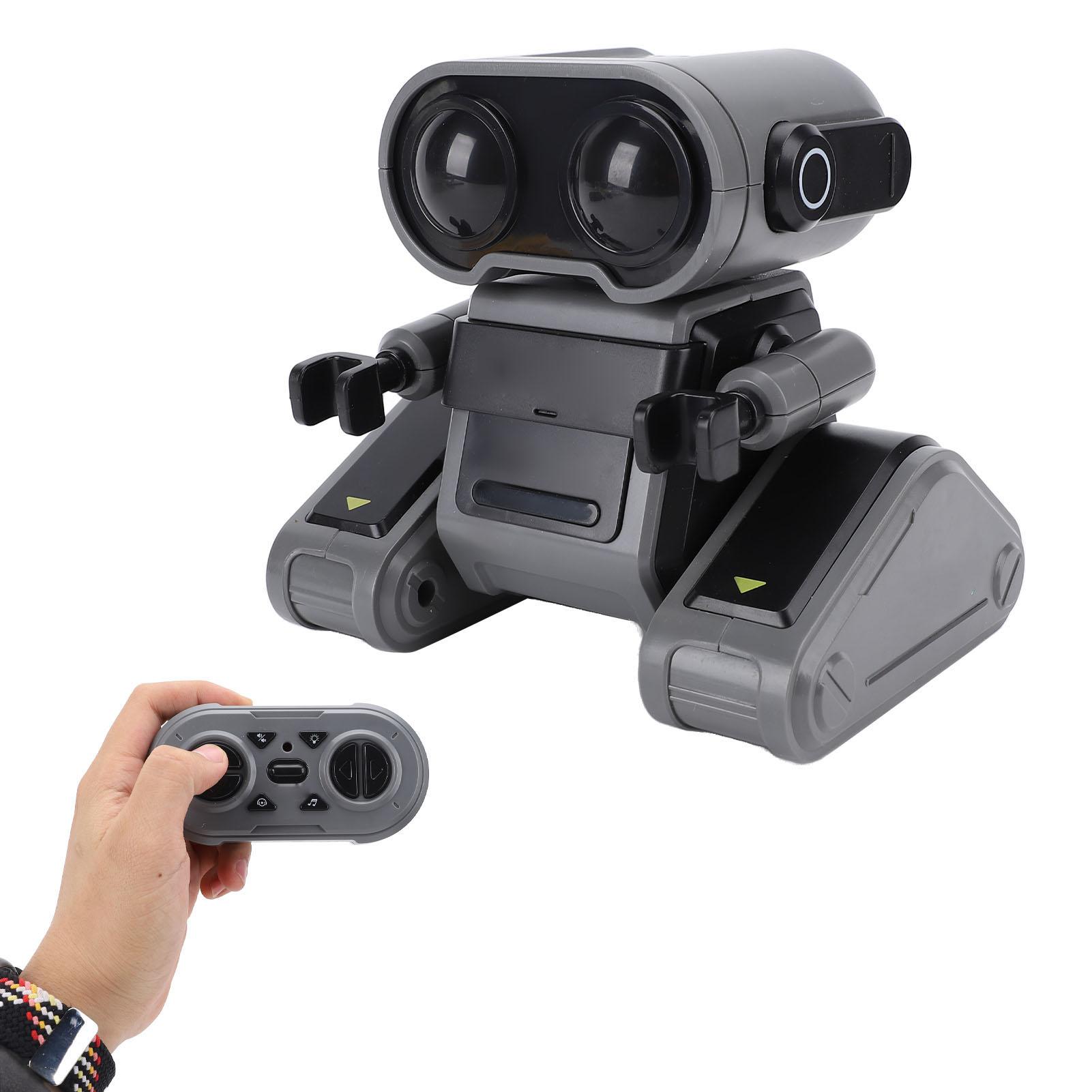 Robot Toy, NaIntelligent rly Education Interactive Robot with Music Light Effect, 2.4G Remote Control Smart Lrning Toy for Teens