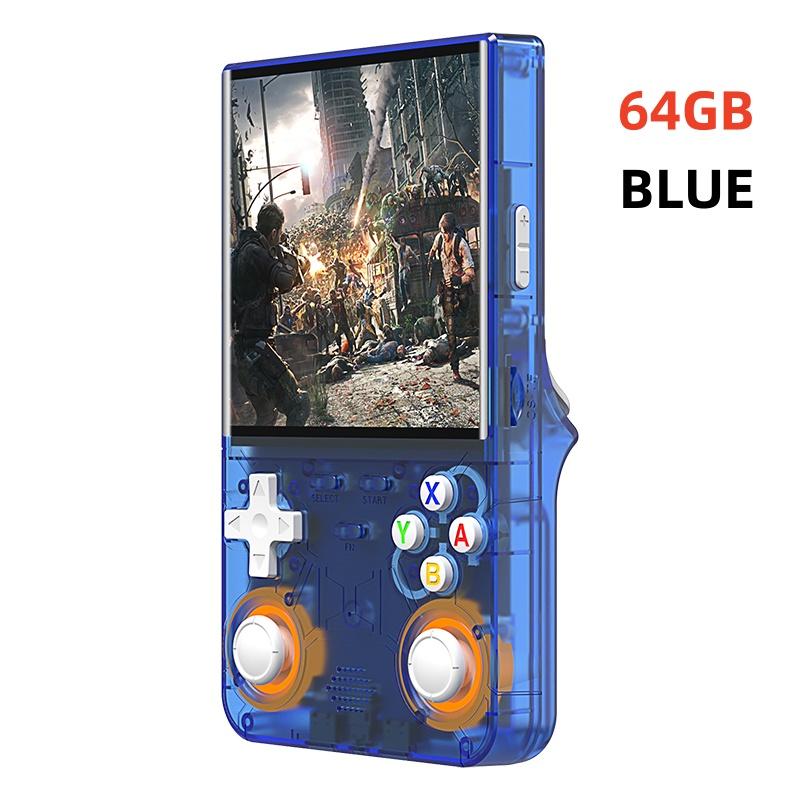 Retro R36 Ultra Handheld Video Game Console 4.0 Inch IPS Screen 128GB Preloaded Games Portable Pocket Player with Linux System