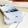 2DFlat White Sports Car Sky Background All inclusive film hard iPhone case, compatible with iPhone 18 Pro Max 17 16 15 14 13 12 11