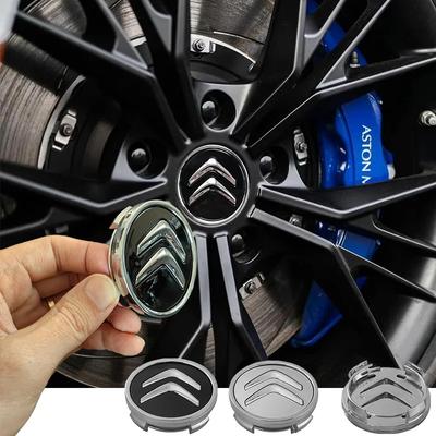 ALC1 4 pezzi 60mm 3D Logo Emblema Auto Coprimozzo Ruota Tappo Mozzo Auto Cerchione Refit Copri distintivo antipolvere Adesivo Accessori Styling
