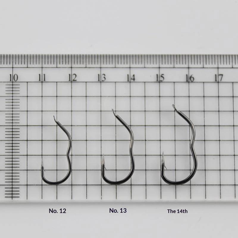 50 Pcs Durable Automatic Flip High Carbon Steel Fishhook With Eye Anti Slip Sharp Barbed Fishing Tackle Accessories