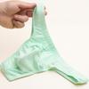 Men's Cotton Thong Sexy T-back Support Pouch Underwear Low Rise Soft Stretch Panties No Fly Covered Underpants