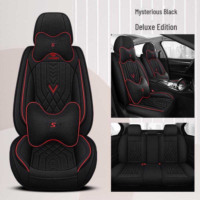 Neuer Stil Four Seasons Universal-Autositzkissenbezug aus Leinen