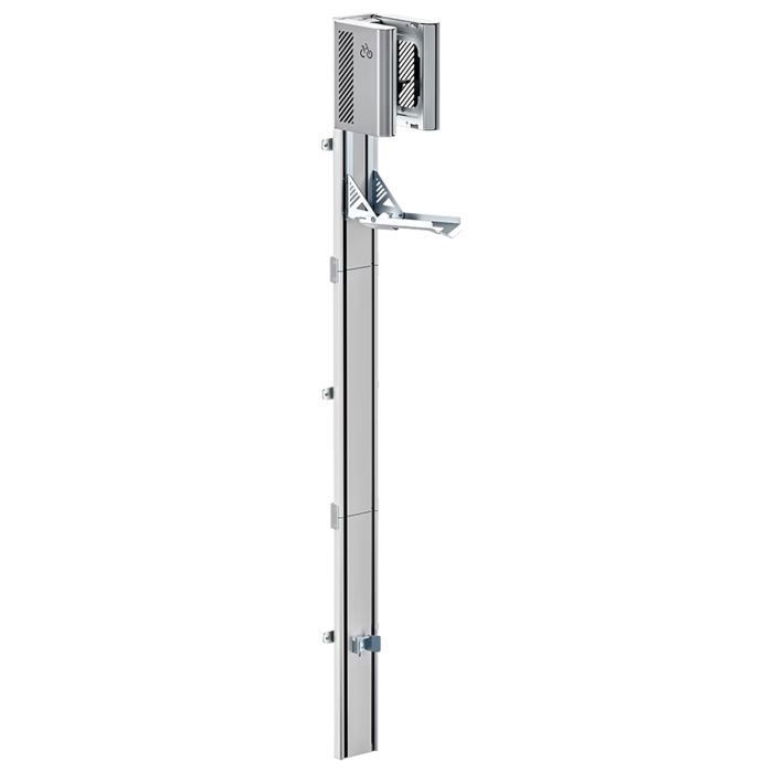 Supporto da parete verticale per bicicletta Lift Cranit WS5 Supporto per bicicletta meccanico Wandlift argento