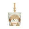 Large Capacity Canvas Handbag Puppy Mummy Bag Sweet Retro Bear Bucket Bag  Girls