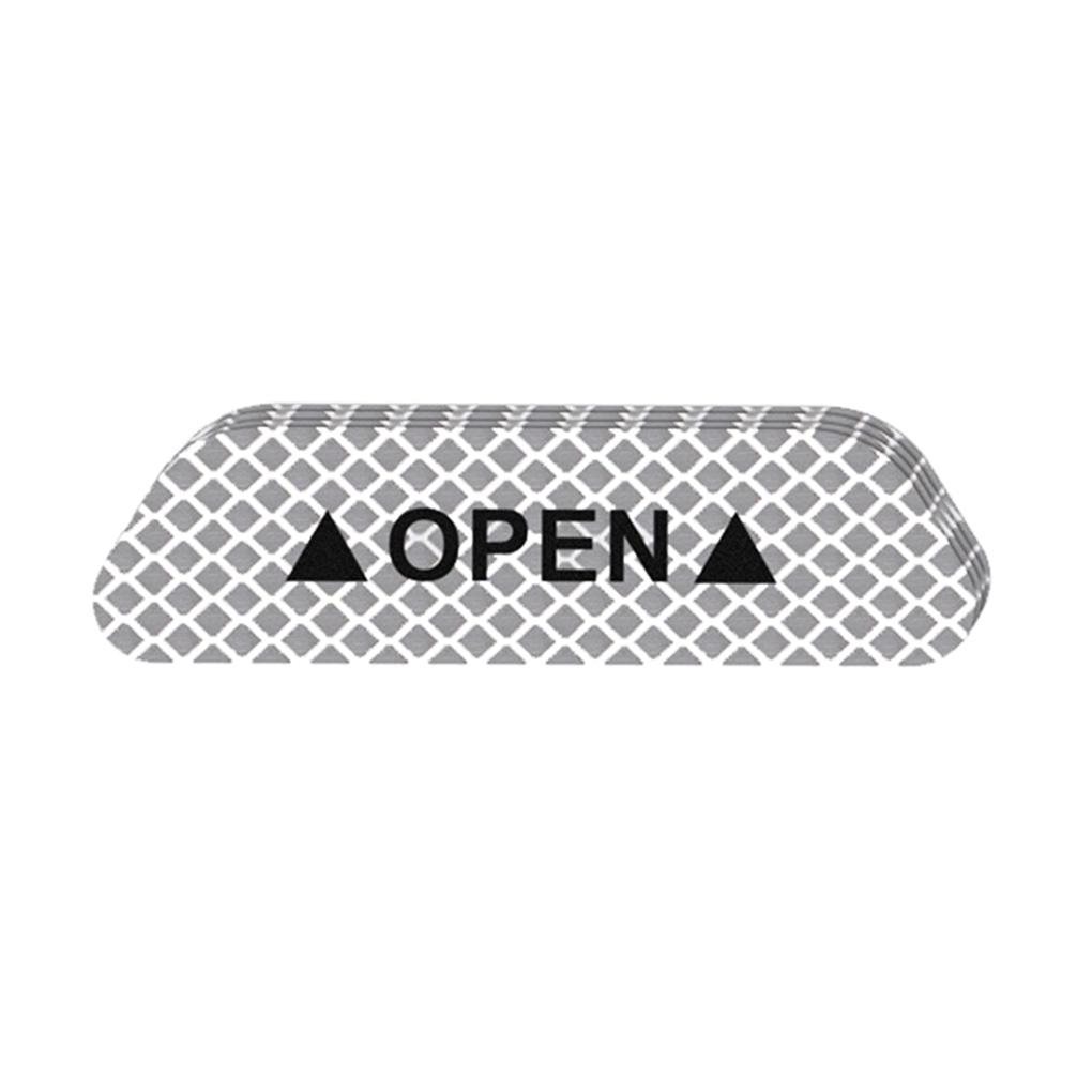 

4PCS/Set Car Door Stickers Warning Mark Car Door Stickers Reflective Tape Auto Exterior Accessories Open Sign Safety Reflective Strip серебряный