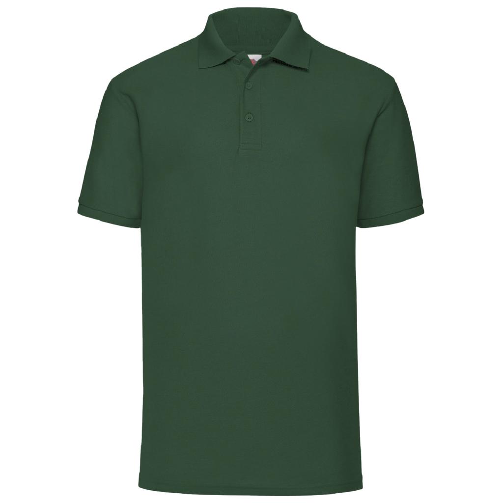 FRUIT OF THE LOOM Mens 65/35 Pique Short Sleeve Polo Shirt