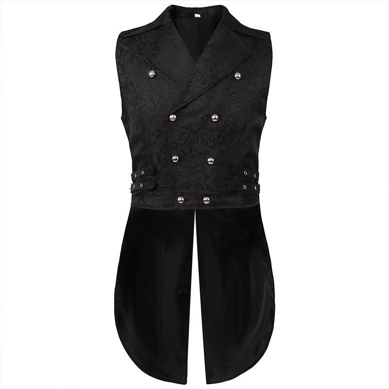 Royal Court Retro Men's Halloween Formal Suit Set for Banquets and Stage Performances