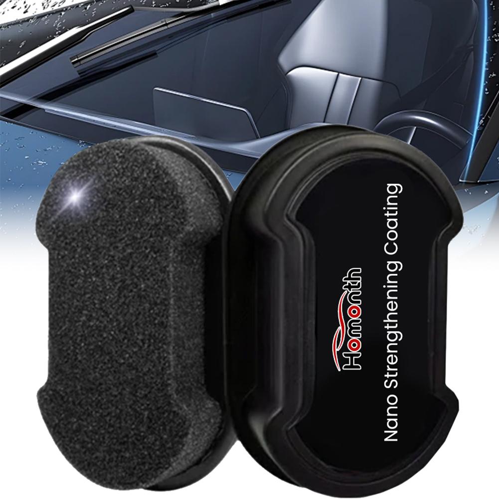 Windows Car Mirrors Sponge Car Nano Coating Sponge Glass Nano Wax Coat Applicator Car Polish Nano Coatings for Car Cleaning