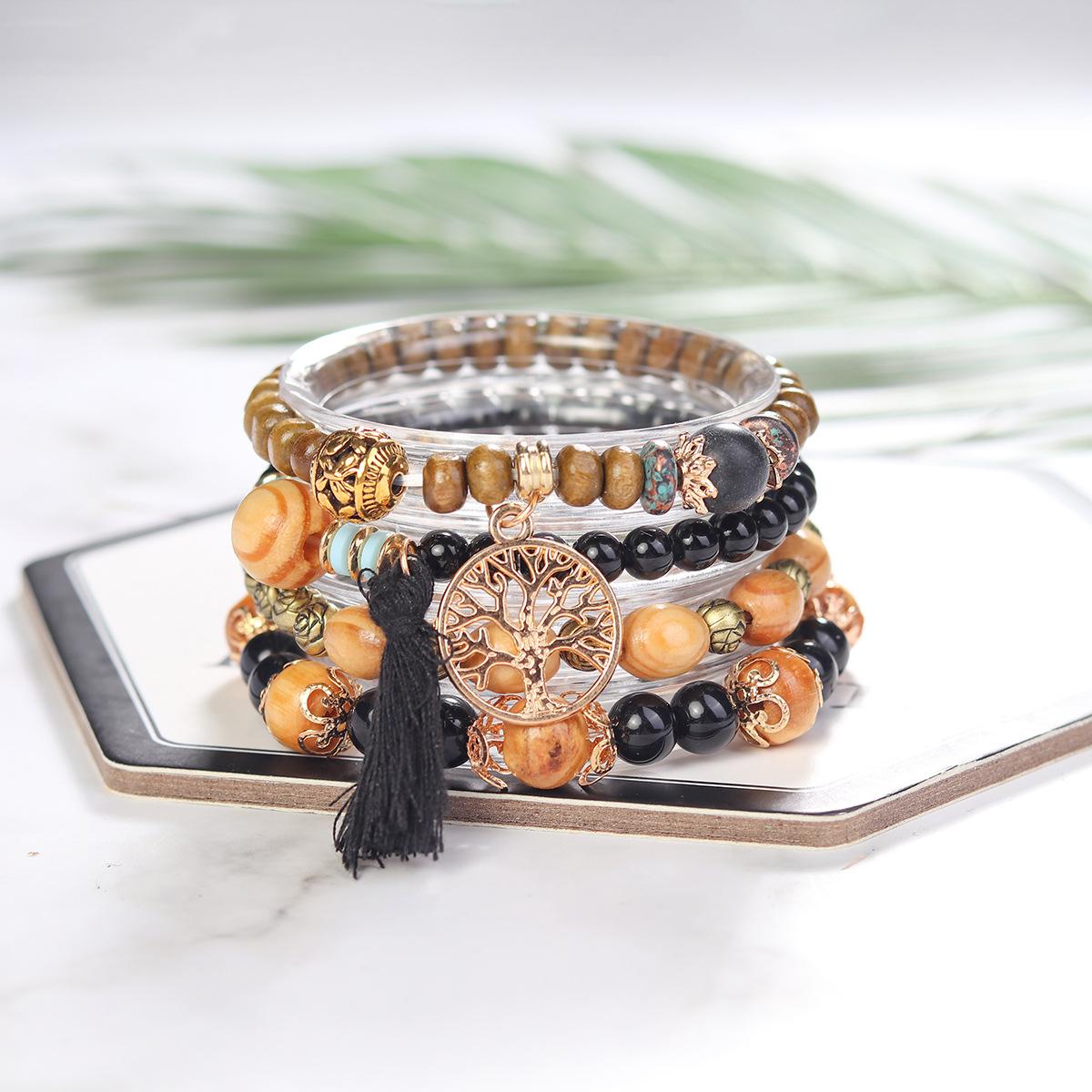 JYL TS Bracelet Wing Heart Evil Eye  Brings Love & Double Protection Black богомол