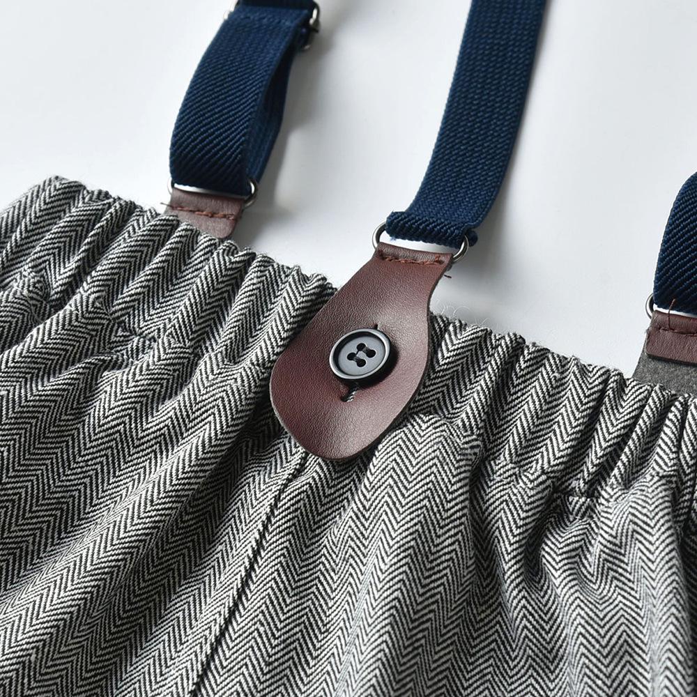 Boy's Gentleman Tuxedo Set: Long Sleeve Jacket, Pants, Vest & Hat