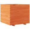 VidaXL Planter Wax Brown 80x80x72 Cm Solid Pine Wood, Outdoor Planter, Flower Box, Tomato Planter, 3282626