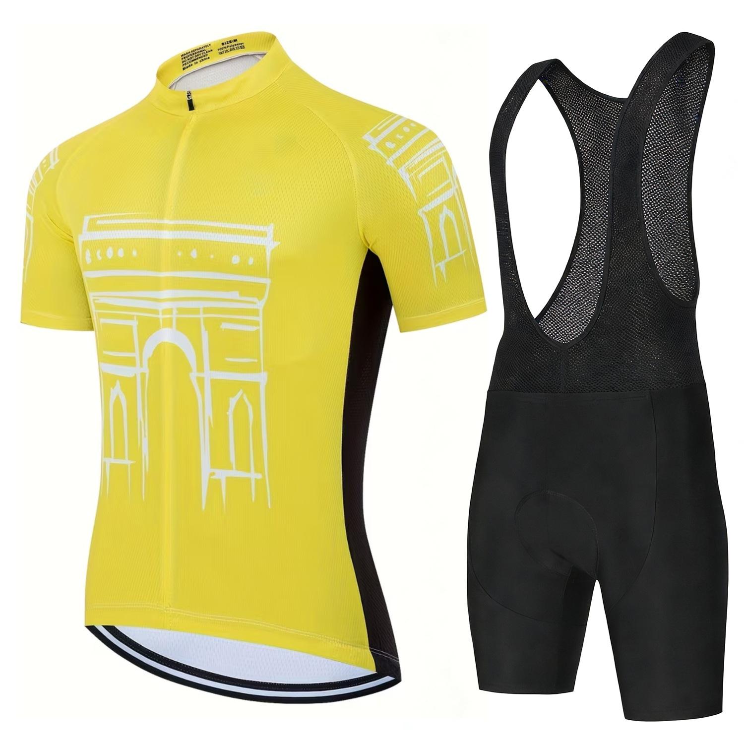Summer Cycling Suit Men s Quick-drying Perspiration Breathable Mountain Road Cycling Clothes Cycling Pants 2026 Summer Breathable Cycling Suit asian size - s
