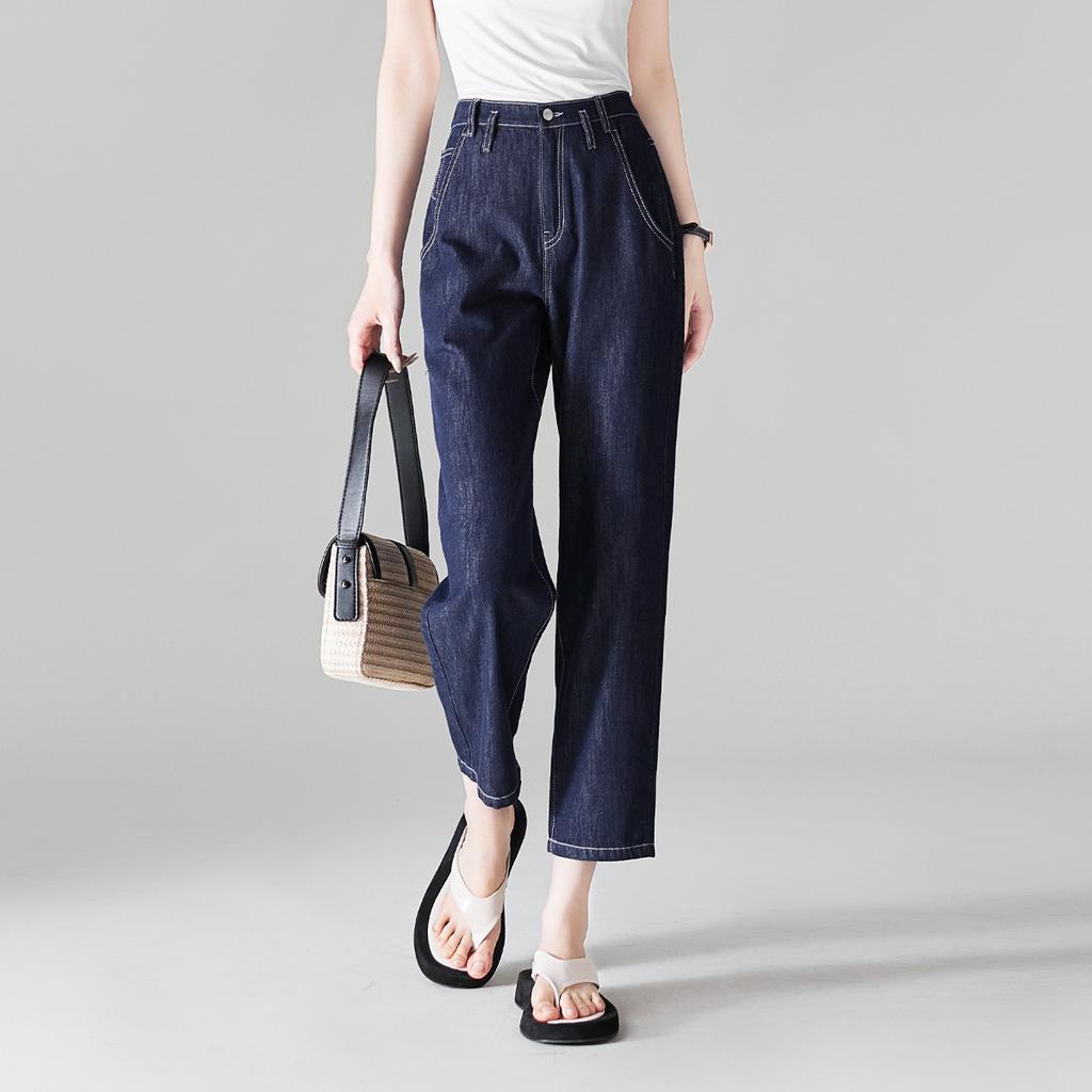 Summer Thin High-Waisted Jeans for Women