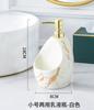 Sticlă de loțiune din ceramică simplă Dozator de șampon de marmură Accesorii de uz casnic Dispenser de săpun din ceramică Decor pentru baie