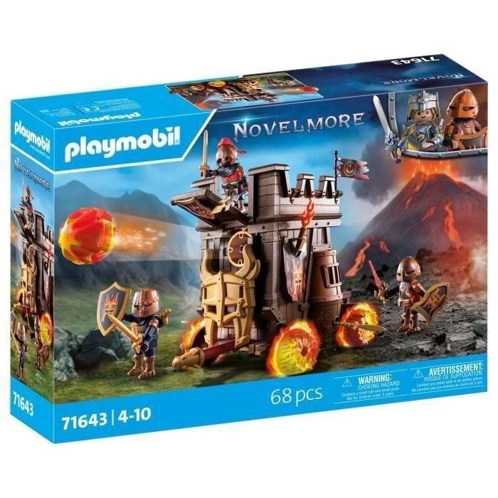 Playmobil 71643 Battle Tank with Cannon of the Burnham Raiders, Novelmore, 68 Pieces, From 4 Years