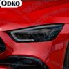 For Mercedes Benz AMG GT 2015-Present GT63 Coupe 4-door Car Headlight Protective Film Transparent Black TPU Protective