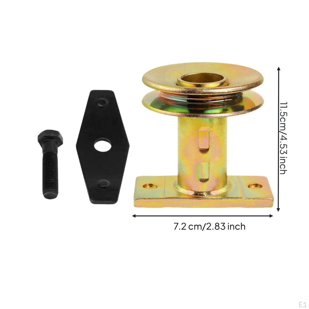 Mower Blade Adapter with Pulley Zinc-Plated Hex Bolt Resistant