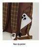 Mori Style Plaid Tweed Backpack: Versatile, Large-Capacity School Bag for Junior High Students