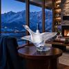 Goose Bird Shape Whiskey Decanter, 3D Glass Animal Liquor Bottle for Bar Display, 350ml Art Wine Dispenser for Home