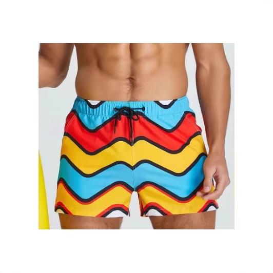 Printed Seashell Shorts Men's Swimwear Beach Surfing Men's Swimming Beach Swimwear Short Swimsuit Shorts