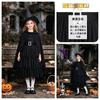 Halloween Witch Costume for Cute Wizard Kids for School 120 [JUNDOMECY] Girls, Black, Costume, Costume, Hat, Cape, Broom, Dress, 5-Piece Set, Events,