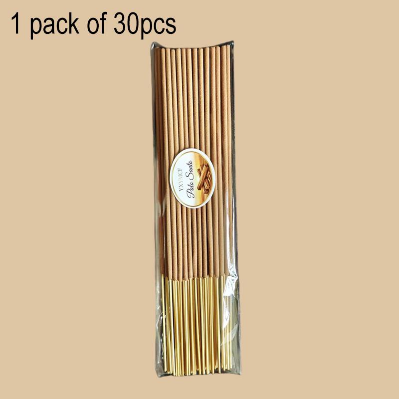 30/90pcs Natural Palo Santo incense Sticks Premium Peruvian Sacred Wood Fragrance Suitable for Yoga Meditation Purifying Ideal Palo Santo 30pcs