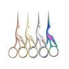 1pc Retro Crane Shaped Eyebrow Trimmer Scissors Nose Hair Vintage Facial Makeup Scissors Stainless Steel Nail Manicure Tools
