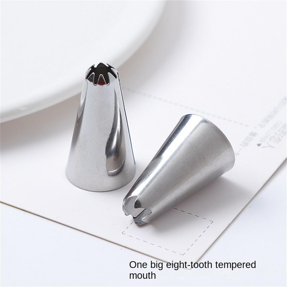 Duze Sfaturi pentru decorarea prăjiturii Cremă pentru glazură din oțel inoxidabilDuze Pungi de patiserie Diy Strângere pentru coacere Pungă de montare lucrată manual