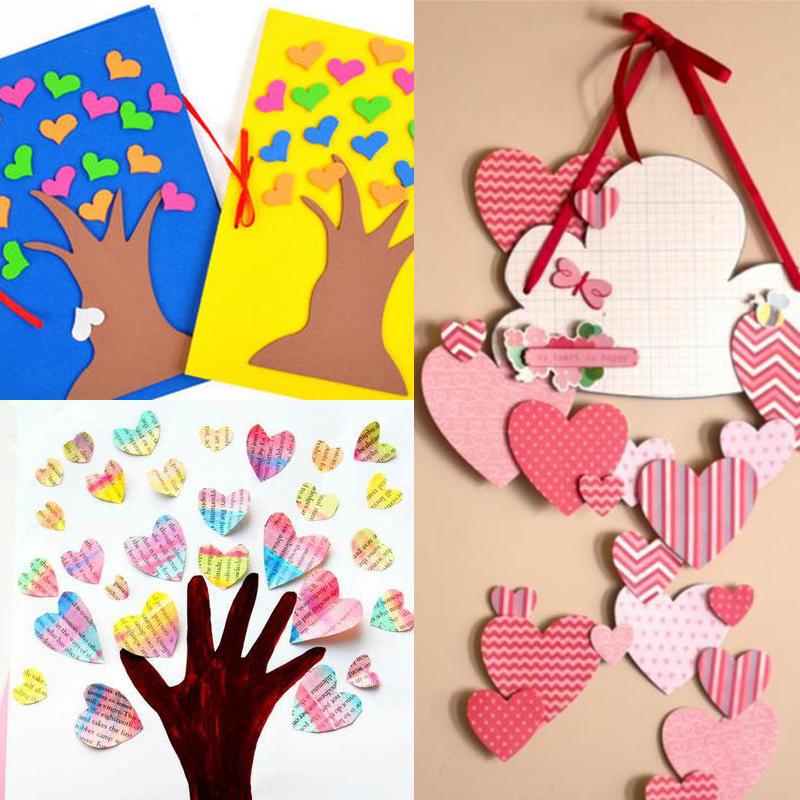 Heart Hole Punch Diy Embossing Device Children'S Embossing Machine Manual Paper