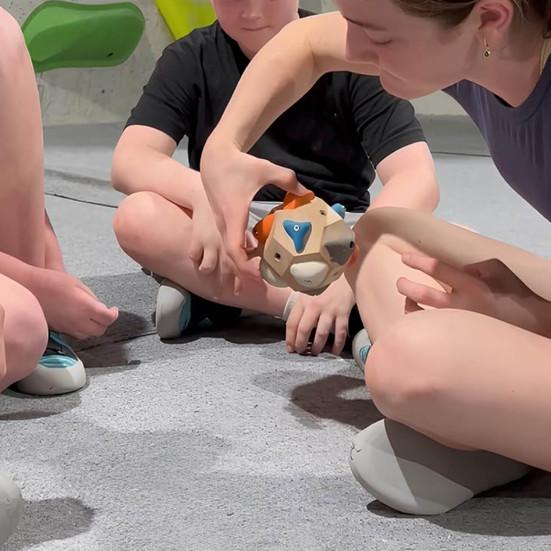 1/2 Conjuntos Bloco de Boulder Artesanal Treino de Escalada de Força de Precisão Bola de Boulder Alívio de Estresse Simulação de Escalada Rocha de Boulder 3D de Madeira